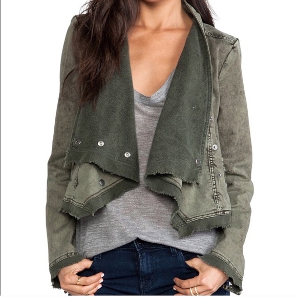 Free People Jackets & Blazers - Host Pick! FreePeople olive moto jacket size xs